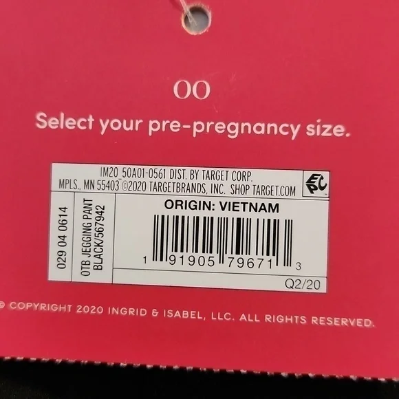 [Isabel Maternity] Black Jegging Pants - Size 00 - Picture 12 of 14